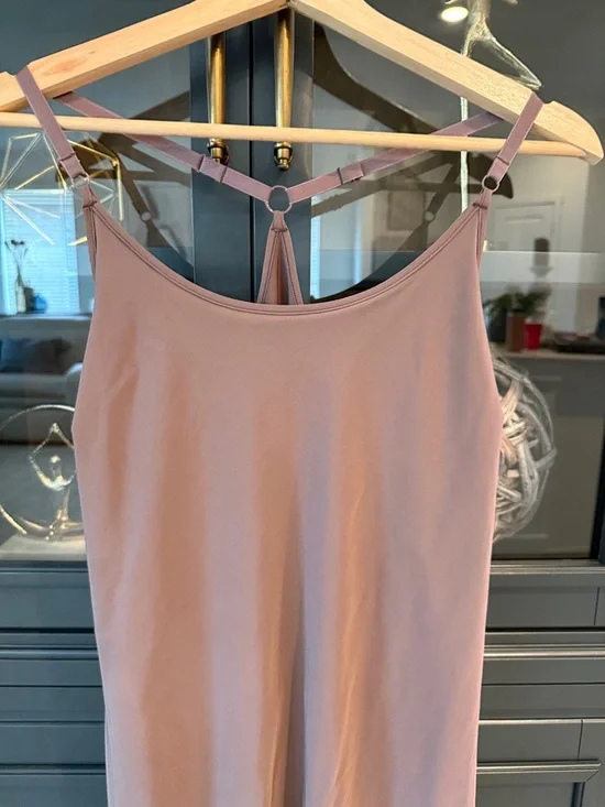 Calvin Klein Dusty Rose-Mocha Performance Stretch Athletic Dress - Picture 2 of 8